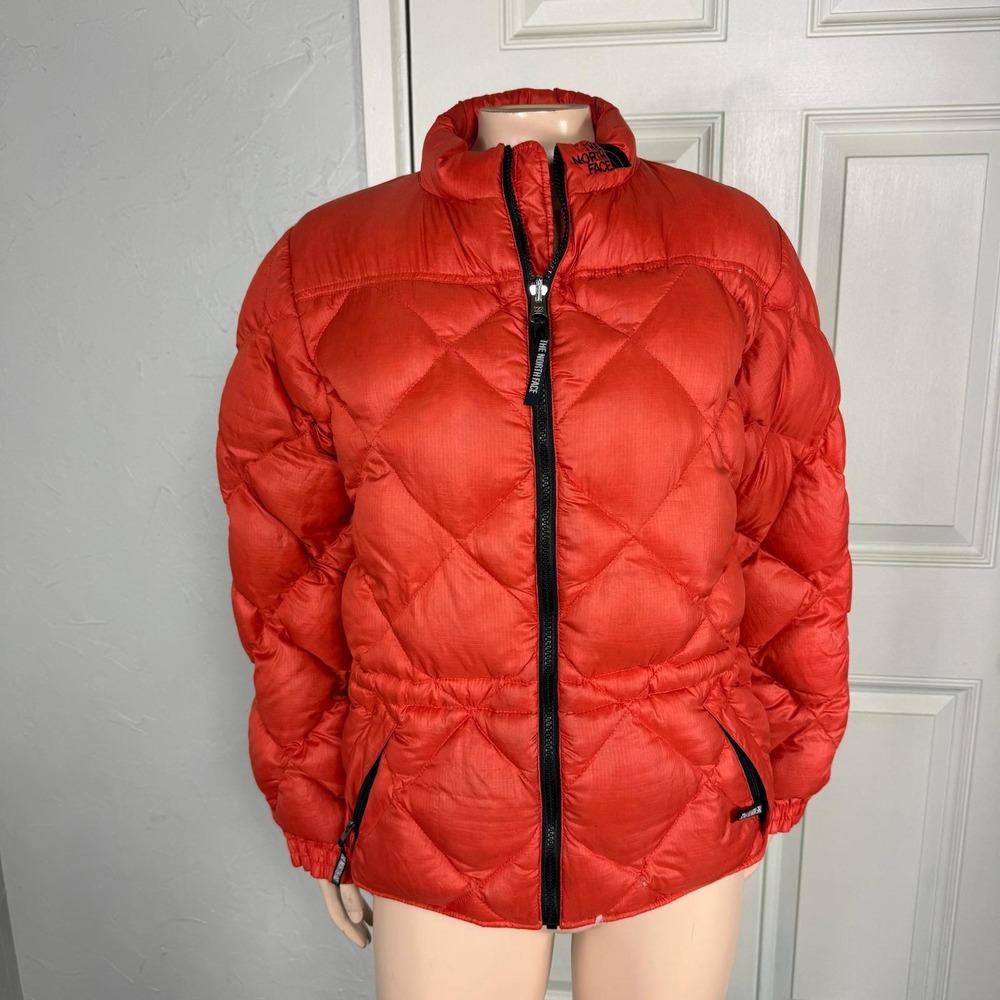 Vintage The North Face Women's Down Puffer Jacket 6 Full zip Diamond Nylon UU6